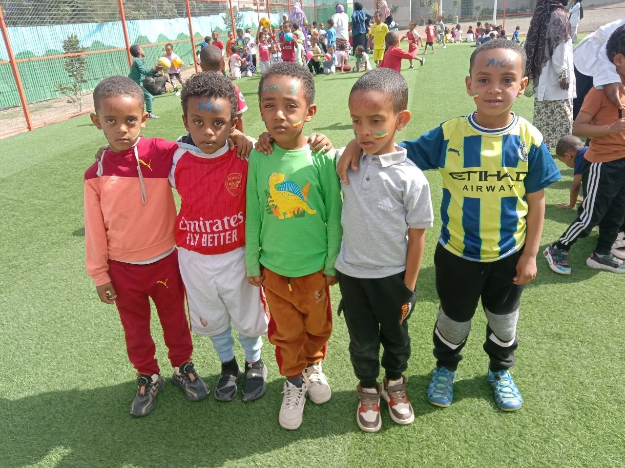 Students together on the Abadir campus