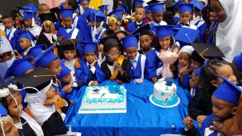 Kindergarten graduation celebration at Abadir School