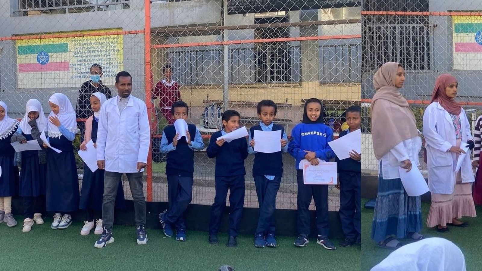 Mekanisa Abadir School Reading Campaign certificate ceremony